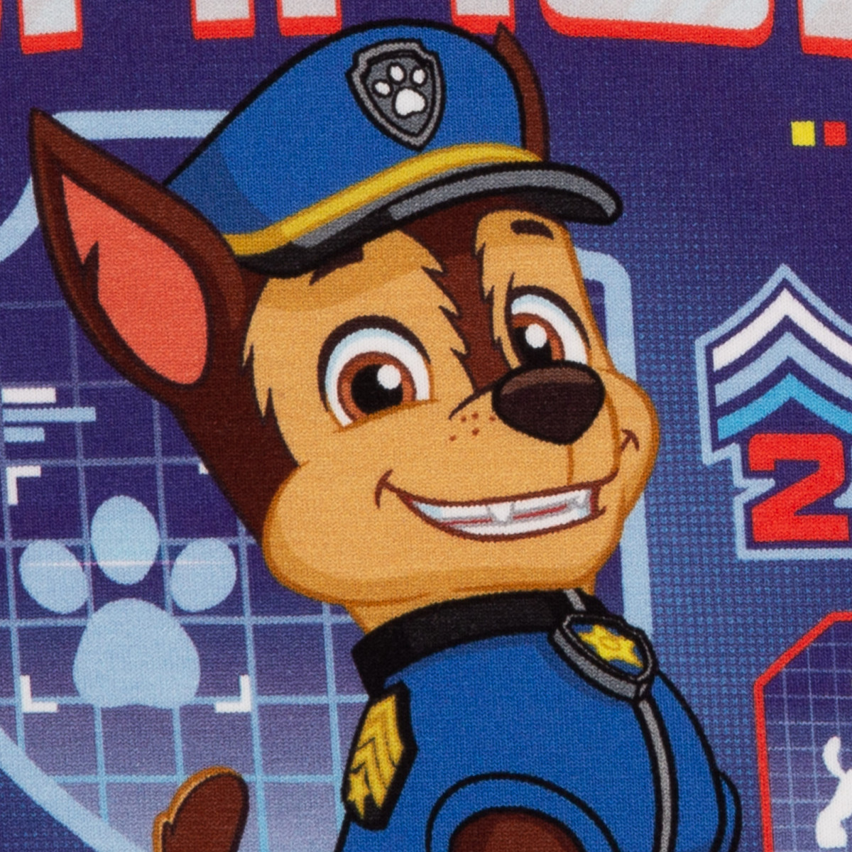 Jersey Panel Paw Patrol mit Chase, Marschall und Rubble